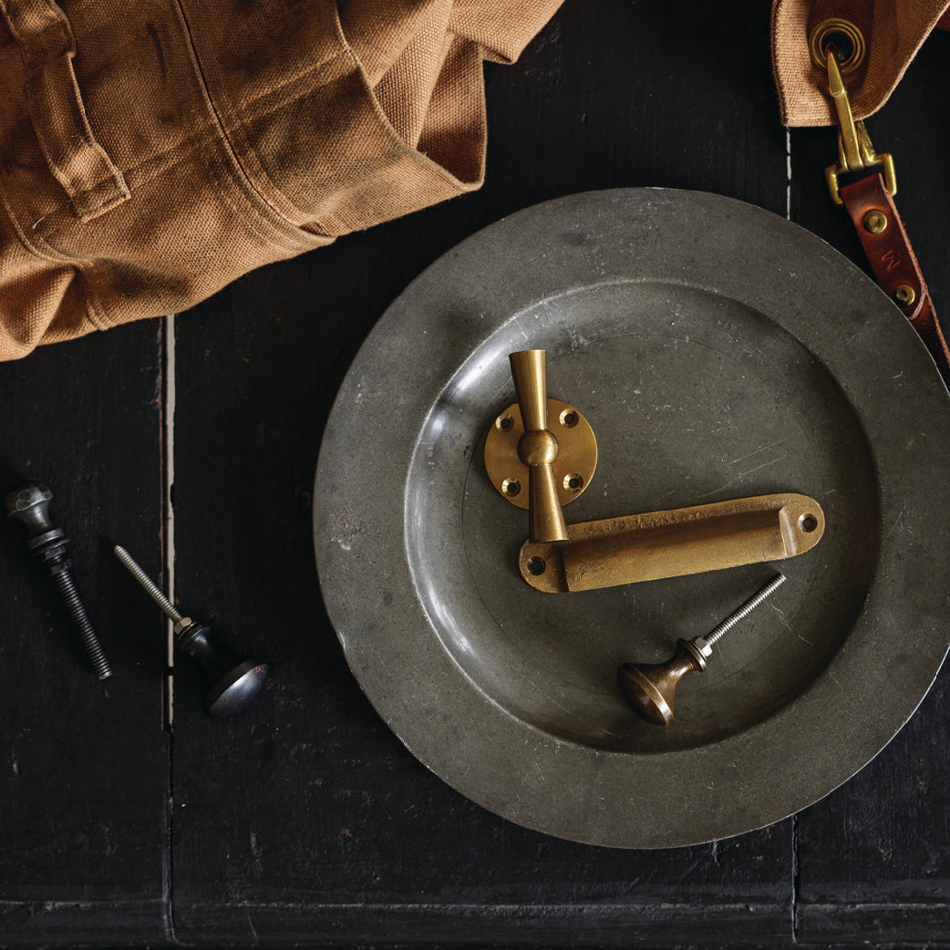 Shutter knob in antique brass finish – ABC Ironmongery