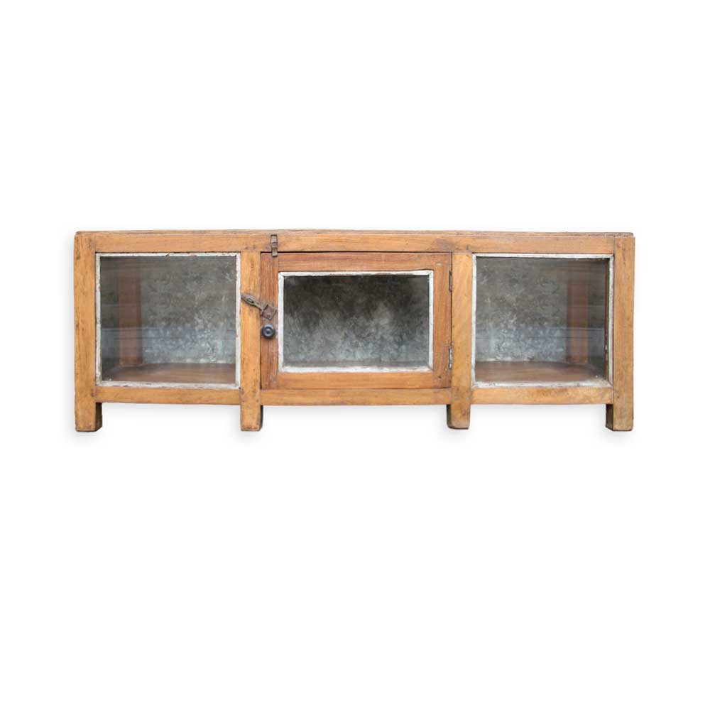 Petite Wooden & Iron Console